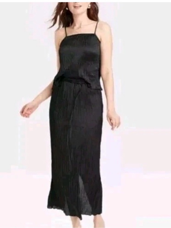 a new day Dresses & Skirts - A New Day Woman’s Medium black skirt, belt string is missing